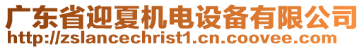 廣東省迎夏機電設備有限公司