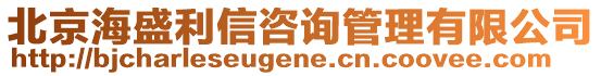 北京海盛利信咨詢管理有限公司