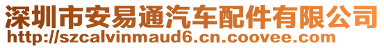 深圳市安易通汽車配件有限公司
