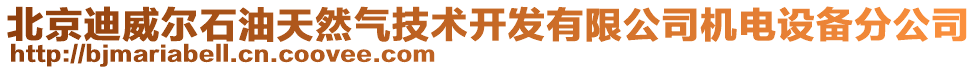 北京迪威爾石油天然氣技術(shù)開發(fā)有限公司機(jī)電設(shè)備分公司