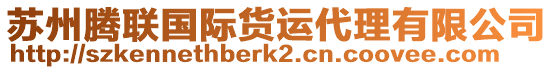 蘇州騰聯(lián)國(guó)際貨運(yùn)代理有限公司