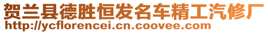 賀蘭縣德勝恒發(fā)名車精工汽修廠