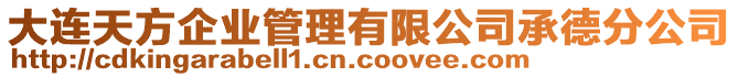 大連天方企業(yè)管理有限公司承德分公司