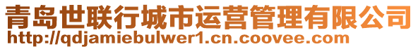 青島世聯(lián)行城市運營管理有限公司