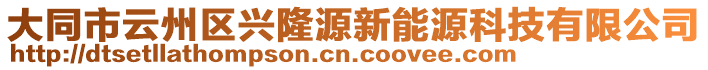 大同市云州區(qū)興隆源新能源科技有限公司