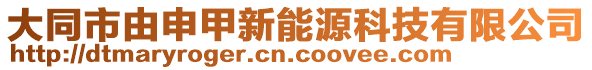 大同市由申甲新能源科技有限公司