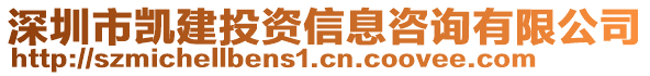 深圳市凱建投資信息咨詢有限公司