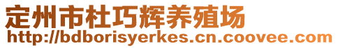 定州市杜巧輝養殖場