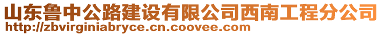 山東魯中公路建設有限公司西南工程分公司