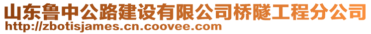 山東魯中公路建設(shè)有限公司橋隧工程分公司