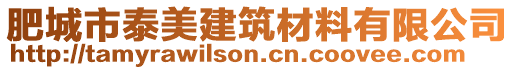 肥城市泰美建筑材料有限公司