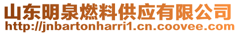 山東明泉燃料供應(yīng)有限公司