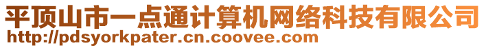 平頂山市一點通計算機網絡科技有限公司