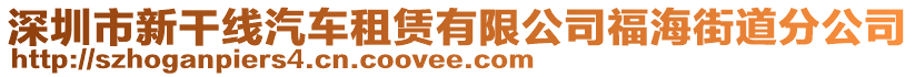 深圳市新干線汽車租賃有限公司福海街道分公司