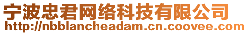 寧波忠君網(wǎng)絡(luò)科技有限公司