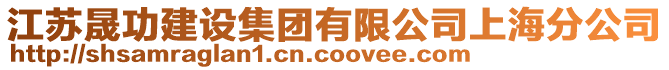 江蘇晟功建設(shè)集團有限公司上海分公司