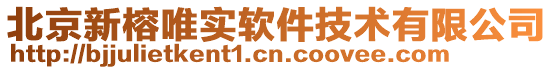 北京新榕唯實軟件技術(shù)有限公司