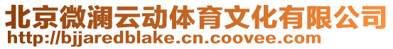北京微瀾云動體育文化有限公司