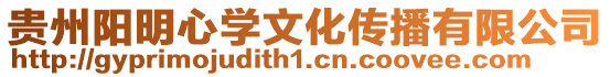 貴州陽明心學文化傳播有限公司
