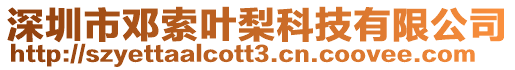 深圳市鄧索葉梨科技有限公司