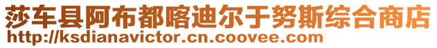 莎車縣阿布都喀迪爾于努斯綜合商店