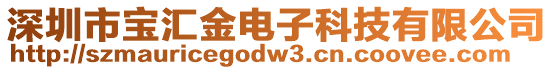 深圳市寶匯金電子科技有限公司