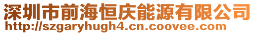 深圳市前海恒慶能源有限公司