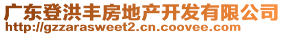 廣東登洪豐房地產(chǎn)開發(fā)有限公司