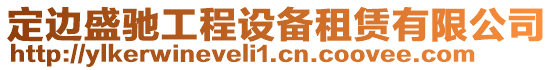 定邊盛馳工程設備租賃有限公司