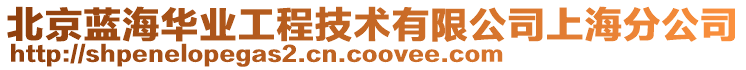 北京藍海華業工程技術有限公司上海分公司