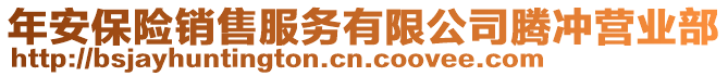 年安保險銷售服務(wù)有限公司騰沖營業(yè)部