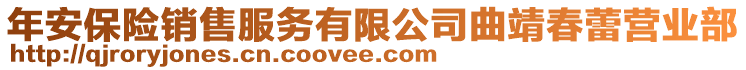 年安保险销售服务有限公司曲靖春蕾营业部