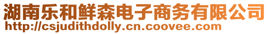 湖南樂和鮮森電子商務有限公司