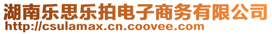 湖南樂思樂拍電子商務有限公司