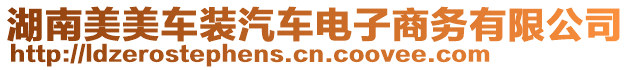 湖南美美車裝汽車電子商務有限公司