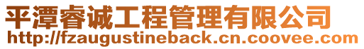 平潭睿誠(chéng)工程管理有限公司