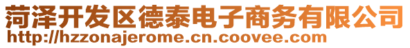 菏澤開發(fā)區(qū)德泰電子商務(wù)有限公司