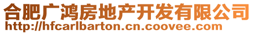 合肥廣鴻房地產(chǎn)開發(fā)有限公司