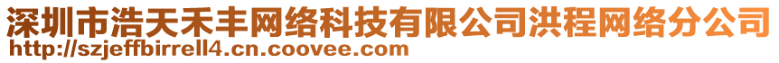 深圳市浩天禾豐網(wǎng)絡(luò)科技有限公司洪程網(wǎng)絡(luò)分公司