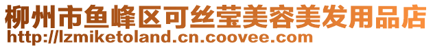 柳州市魚峰區(qū)可絲瑩美容美發(fā)用品店