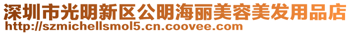 深圳市光明新區公明海麗美容美發用品店