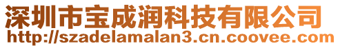 深圳市寶成潤科技有限公司