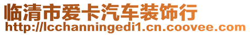 臨清市愛卡汽車裝飾行