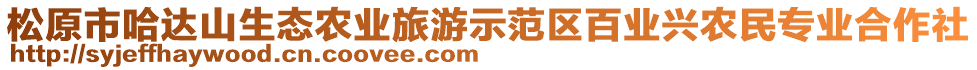 松原市哈達(dá)山生態(tài)農(nóng)業(yè)旅游示范區(qū)百業(yè)興農(nóng)民專業(yè)合作社