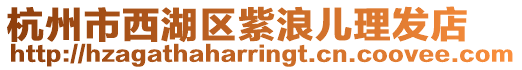 杭州市西湖區(qū)紫浪兒理發(fā)店