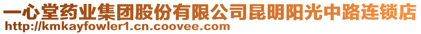 一心堂藥業(yè)集團(tuán)股份有限公司昆明陽(yáng)光中路連鎖店