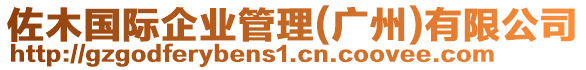 佐木國際企業管理(廣州)有限公司
