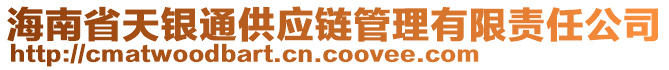 海南省天銀通供應(yīng)鏈管理有限責(zé)任公司