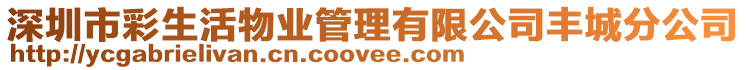 深圳市彩生活物業管理有限公司豐城分公司