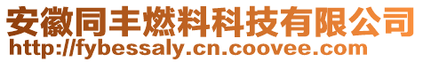 安徽同豐燃料科技有限公司